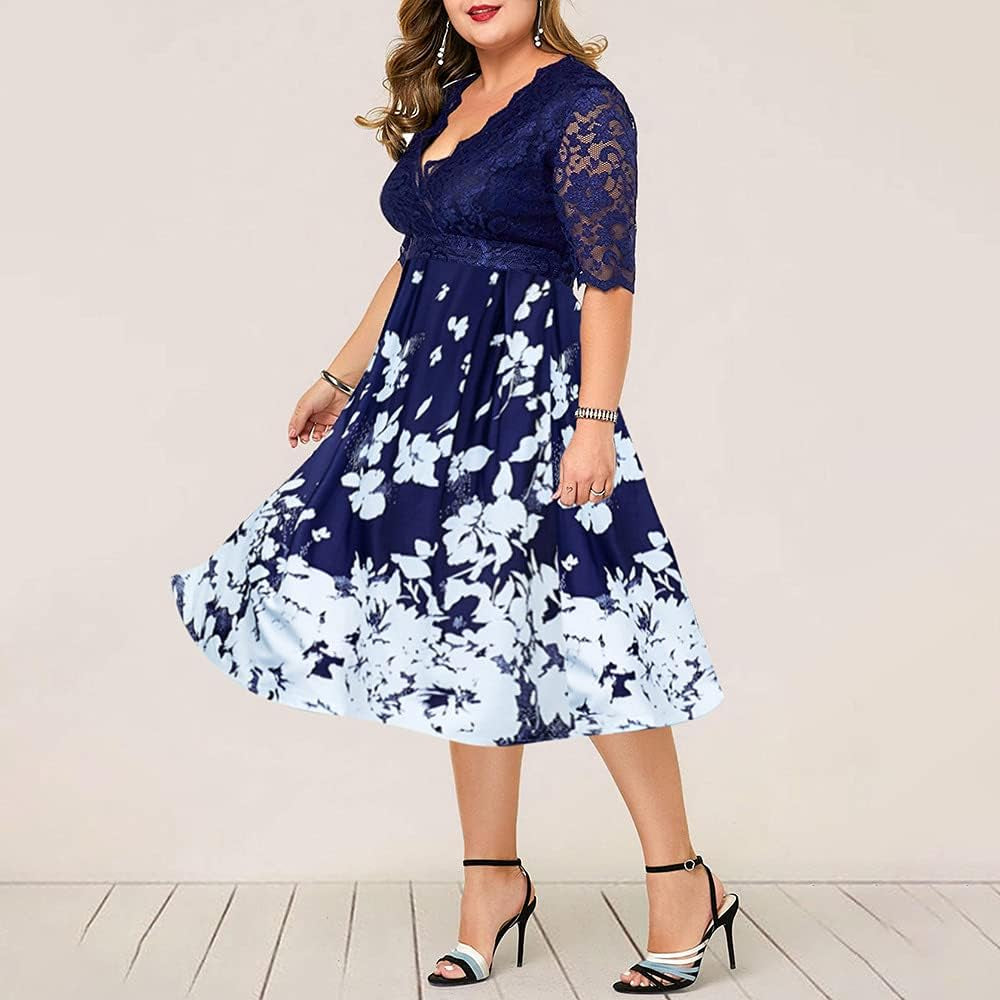 Plus Size Summer Dresses for Women plus Size Maxi Dresses for Wedding Guest 2021